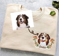 Custom Embroidered Pet Portrait Sweatshirt
