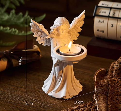 Angel candle holder
