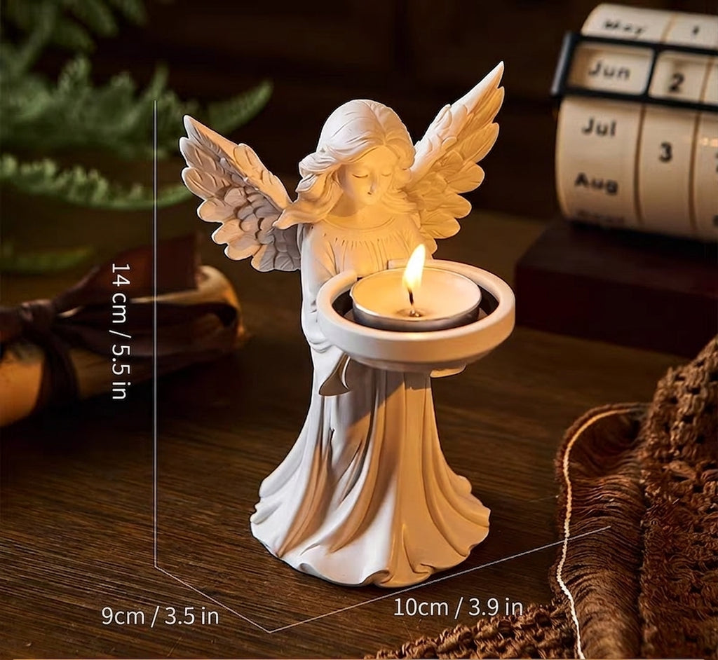 Angel candle holder