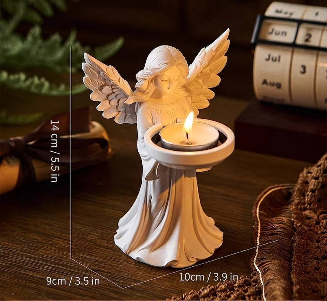 Angel candle holder