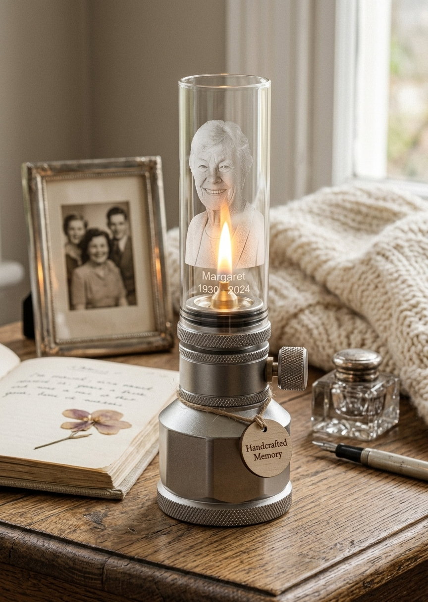 Personalized Memorial Gas Lantern