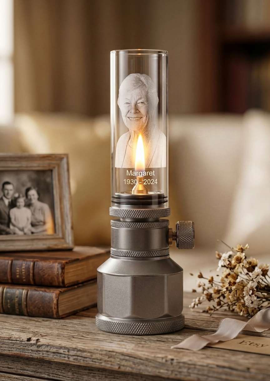 Personalized Memorial Gas Lantern