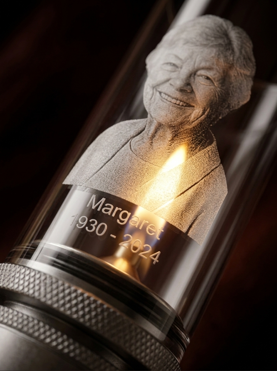 Personalized Memorial Gas Lantern