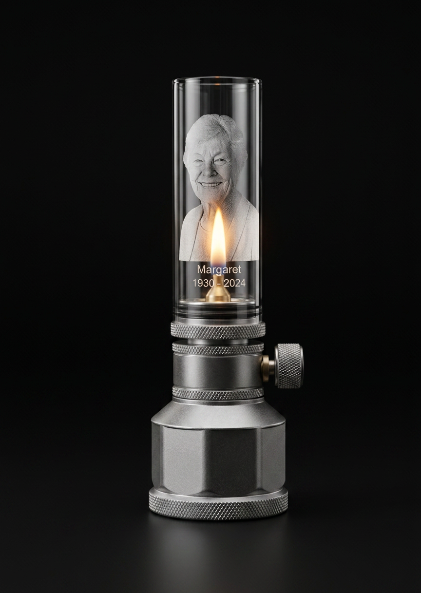 Personalized Memorial Gas Lantern
