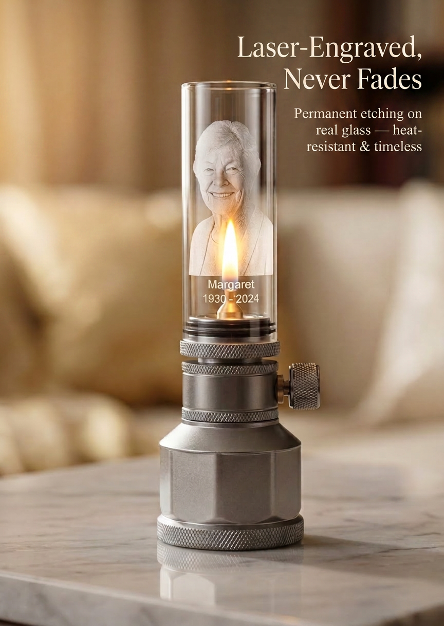 Personalized Memorial Gas Lantern