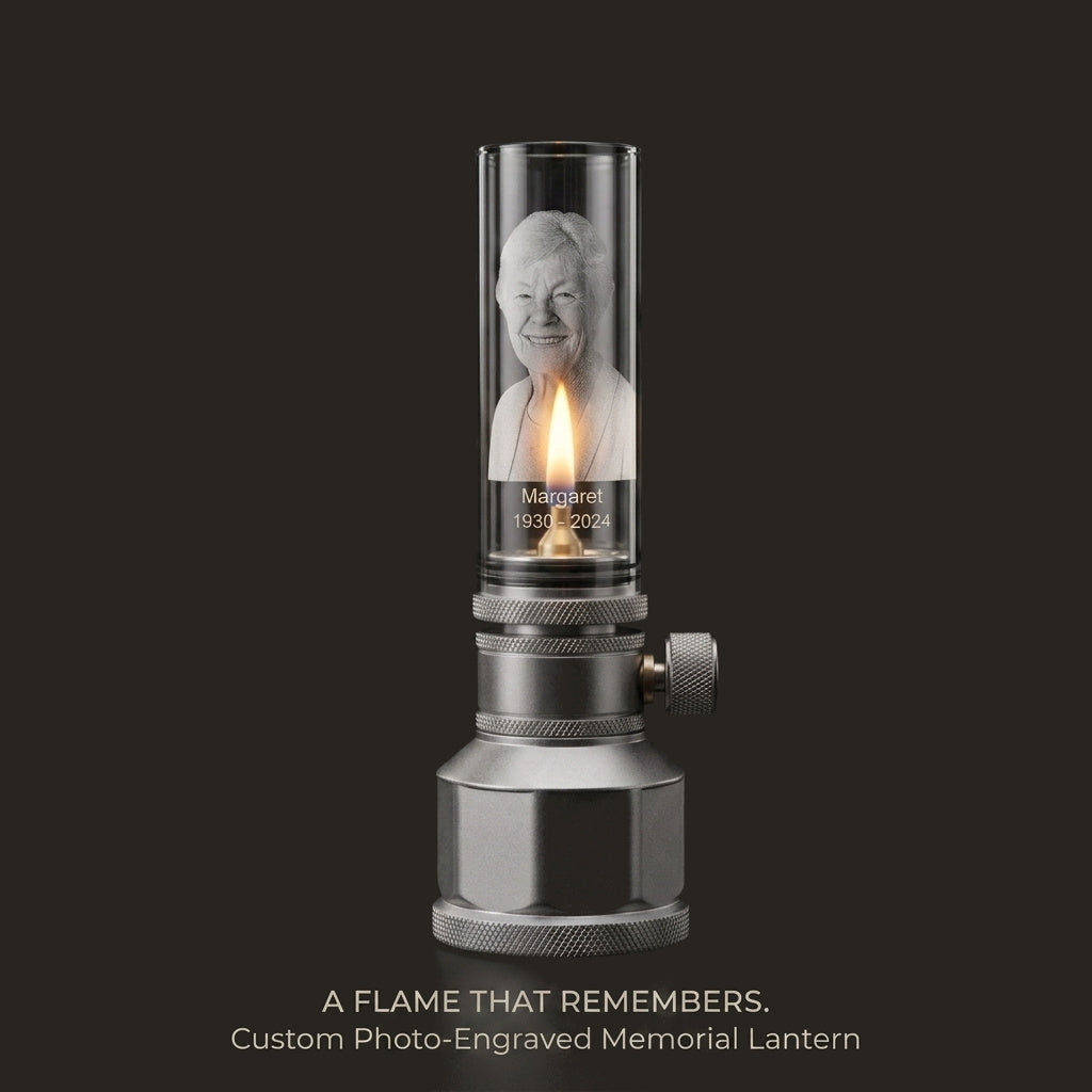 Personalized Memorial Gas Lantern