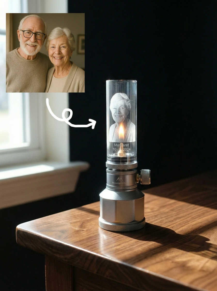 Personalized Memorial Gas Lantern