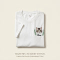 Custom Embroidered Pet Portrait T-shirt